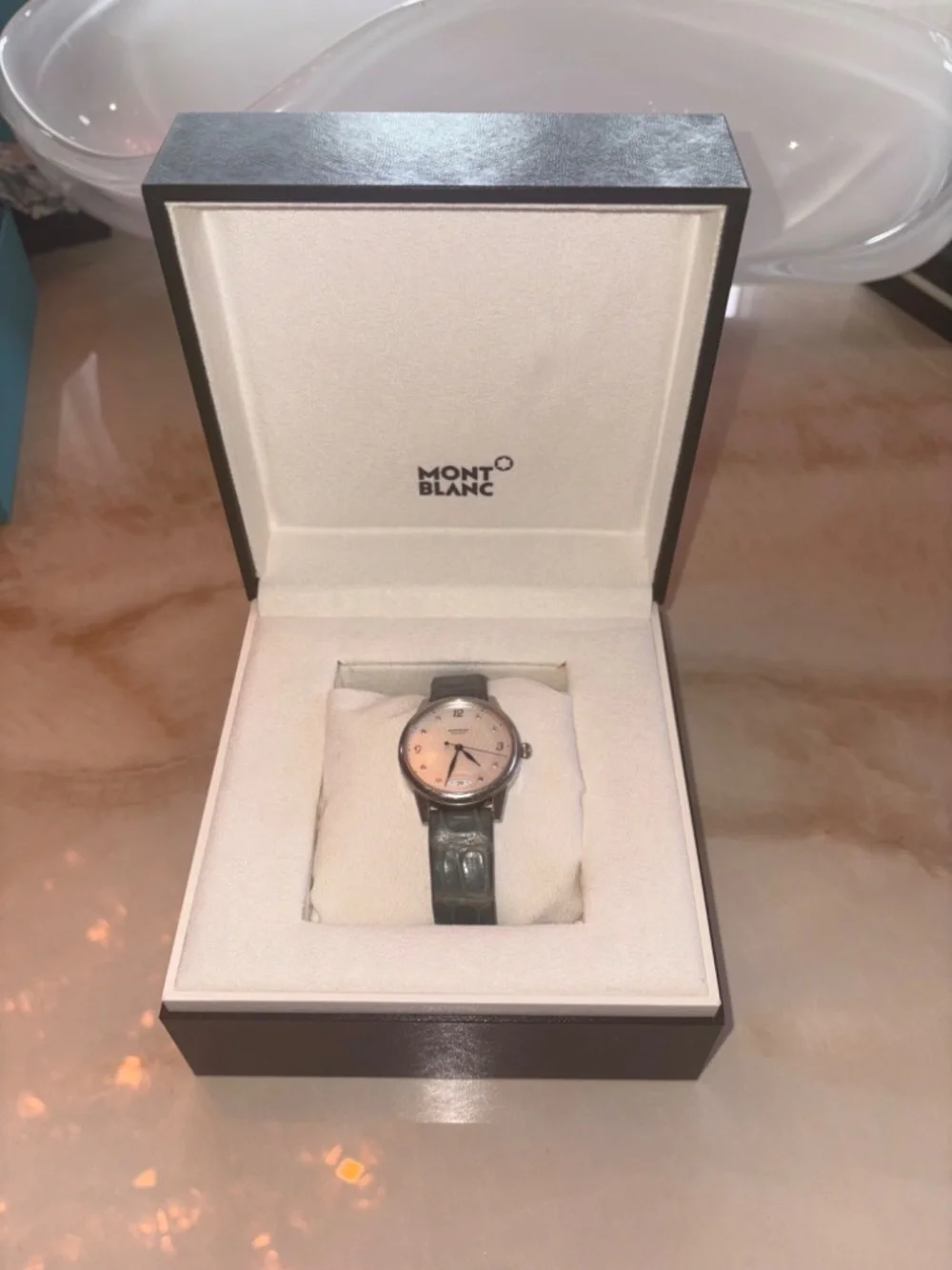Montblanc Bohème Automatic Diamond Mother of Pearl Watch w/ Box